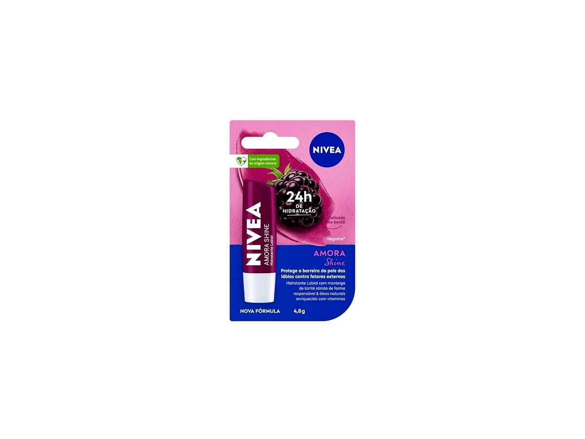 Nivea Hidratante Labial Amora Shine 4,8g