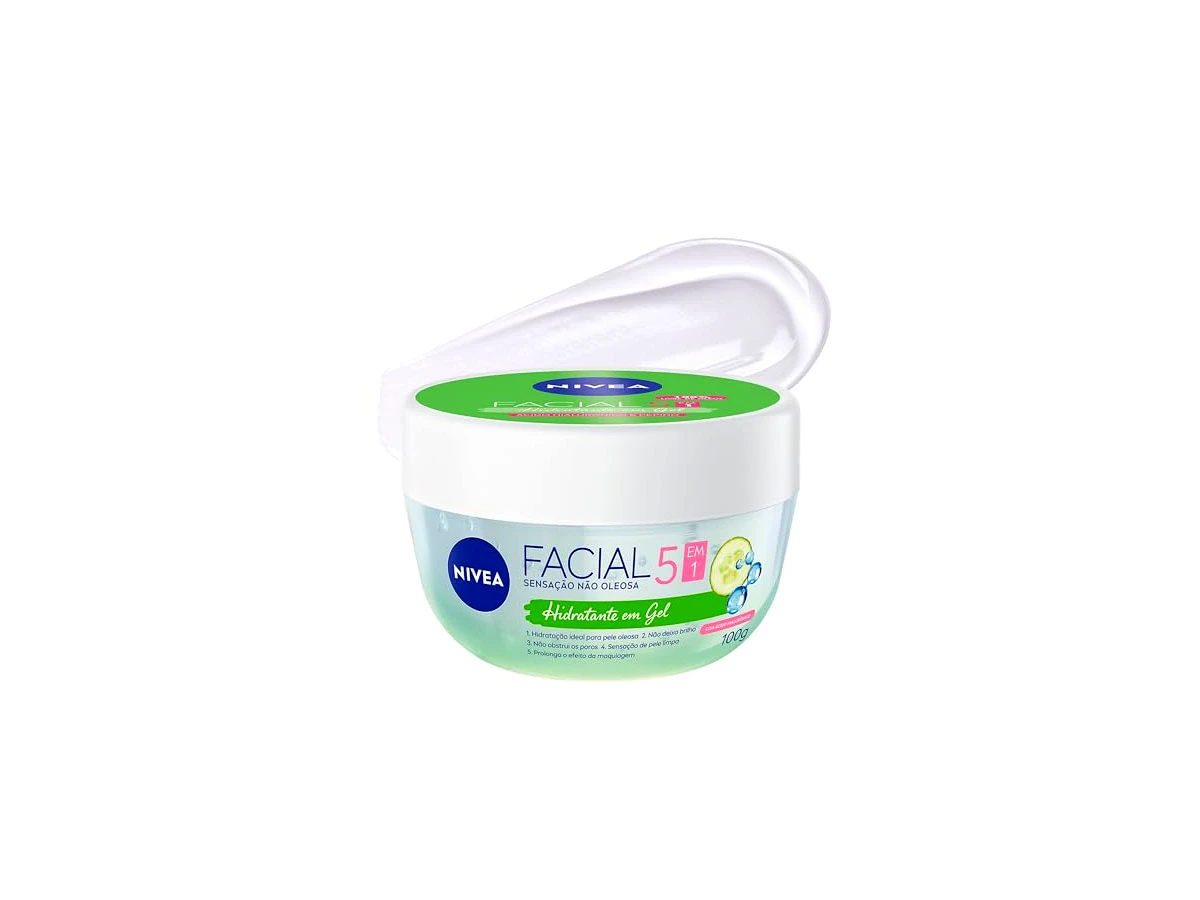 NIVEA Hidratante Facial em Gel Ultraleve 7 em 1, 100 g