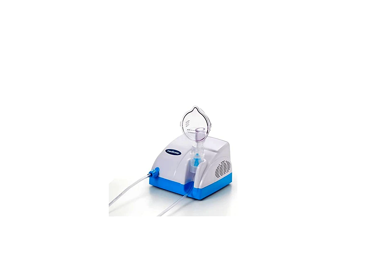 Inalador e Nebulizador Compressor Medicate MD 1000 Turbo Bivolt