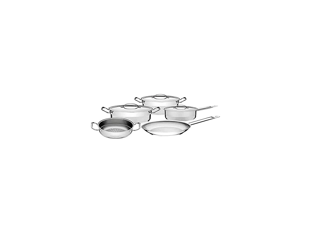 Tramontina Professional 5 Peças 65620/010 — modelo 65620010, tampa plana com detalhe satinado