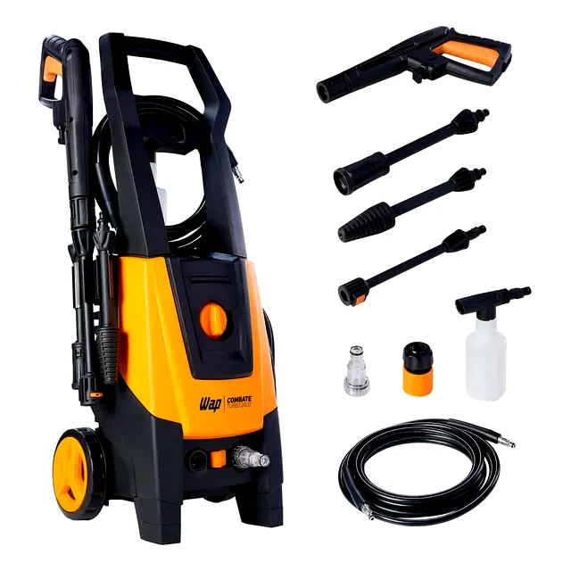 teste Lavadora de Alta Pressão Wap 1700W 2100 PSI Combate Turbo 2600