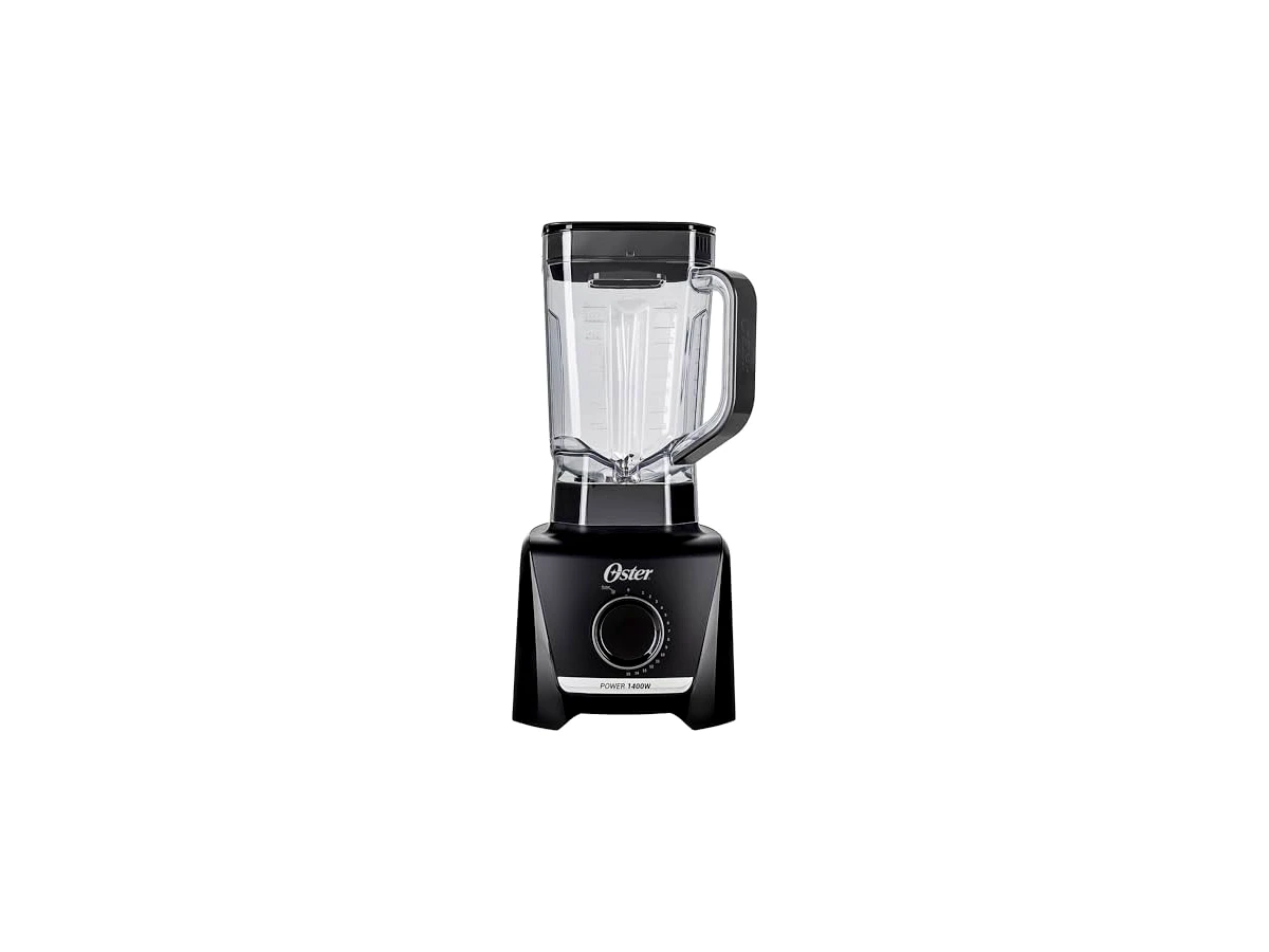 Liquidificador Oster 1400 Full OLIQ621 Preto e Inox 1400W Copo de Plástico 3,2L 15 Velocidades