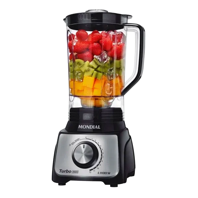 teste Liquidificador Mondial 1100W L-1100-BI