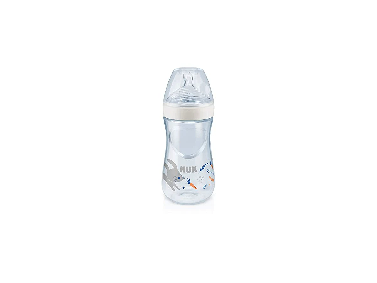 Mamadeira NUK Essence Smart Flow em Polipropileno (BPA Free) 260ml com Bico de Silicone Tamanho M