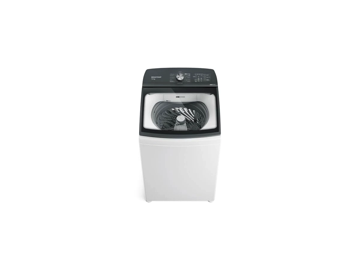 Máquina de Lavar Brastemp 12kg Branca Água Quente com Ciclo Tira Manchas Pro e Smart Sensor (BWR12BB)