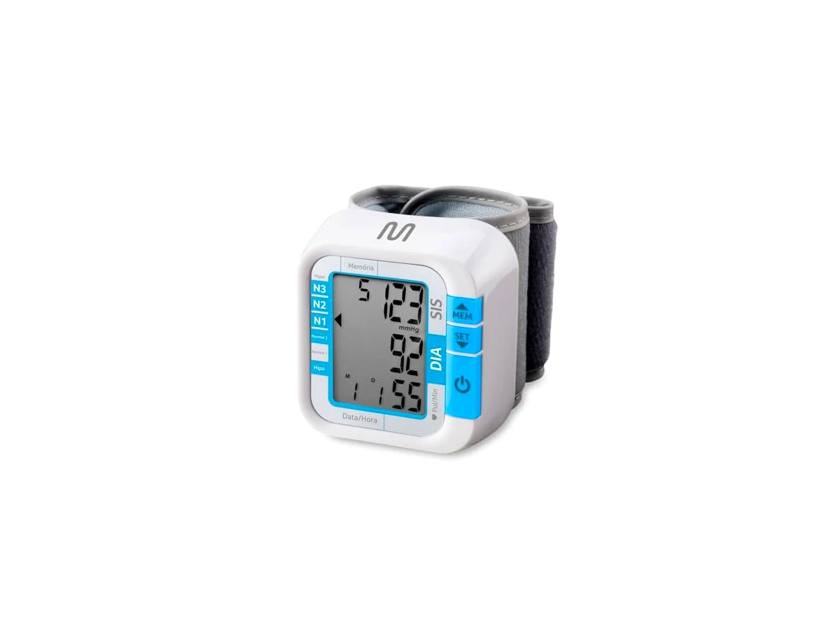 Medidor de Pressão Arterial Digital de Pulso Multilaser Saúde HC206