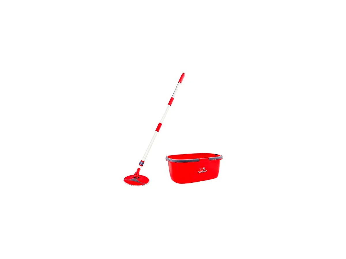 Mop Giratório Condor Power 360 Cesto Inox Balde 12 Litros Ref. 8251