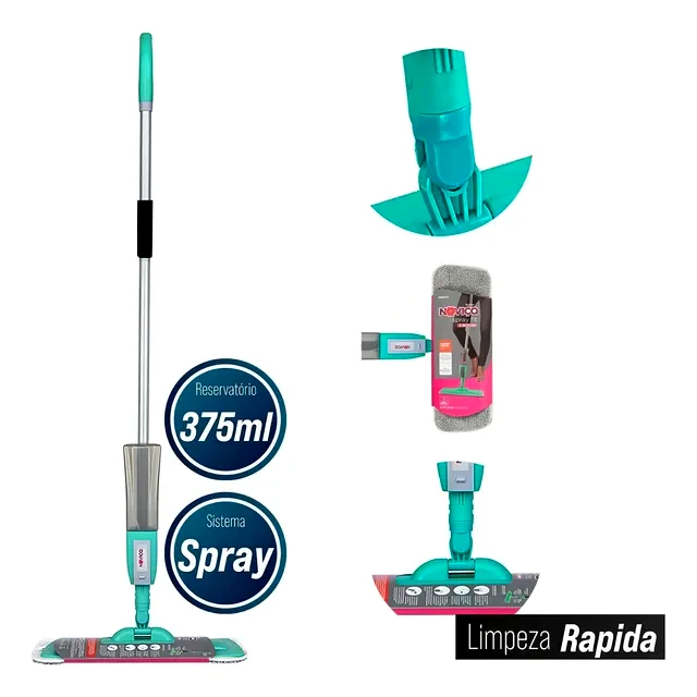 teste Mop Spray Noviça Microfibra Fit