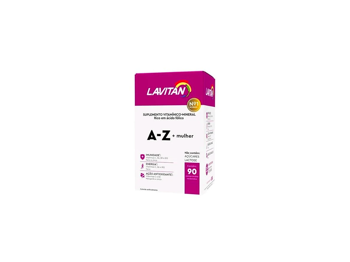 Lavitan Mulher A-Z Cimed Suplemento Vitamínico 90 Drágeas