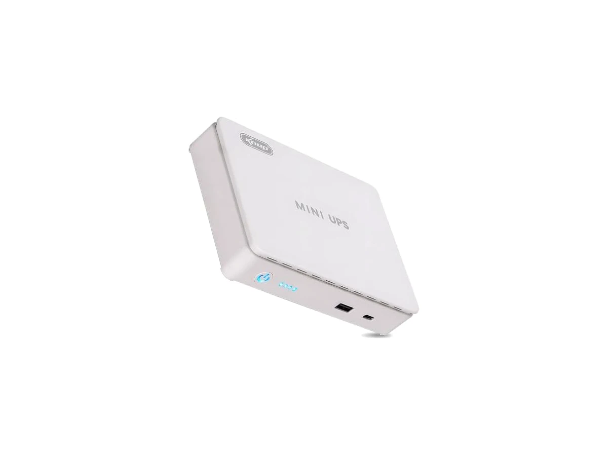 Mini Nobreak UPS 35W USB Type-C PoE Bivolt 100/240V KP-588 – Energia Ininterrupta para Roteador e Câmeras com Proteção Inteligente