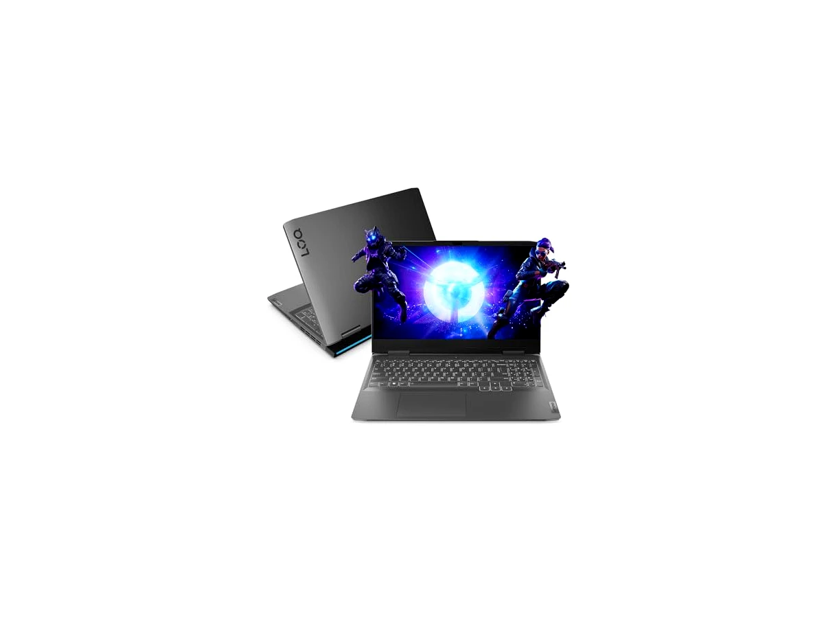 Notebook Gamer Lenovo LOQ Intel Core i5-12450H 8GB 512GB SSD RTX 2050 15.6" FHD W11 83EU0000BR