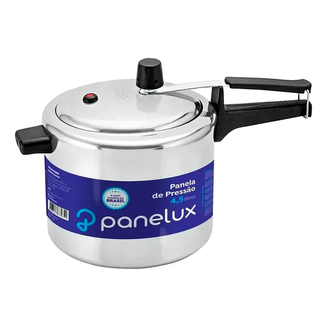 teste Panela de Pressão Panelux 4,5L Polida Classic