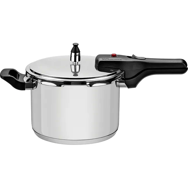 teste Panela de Pressão Tramontina 4,5L Inox Brava