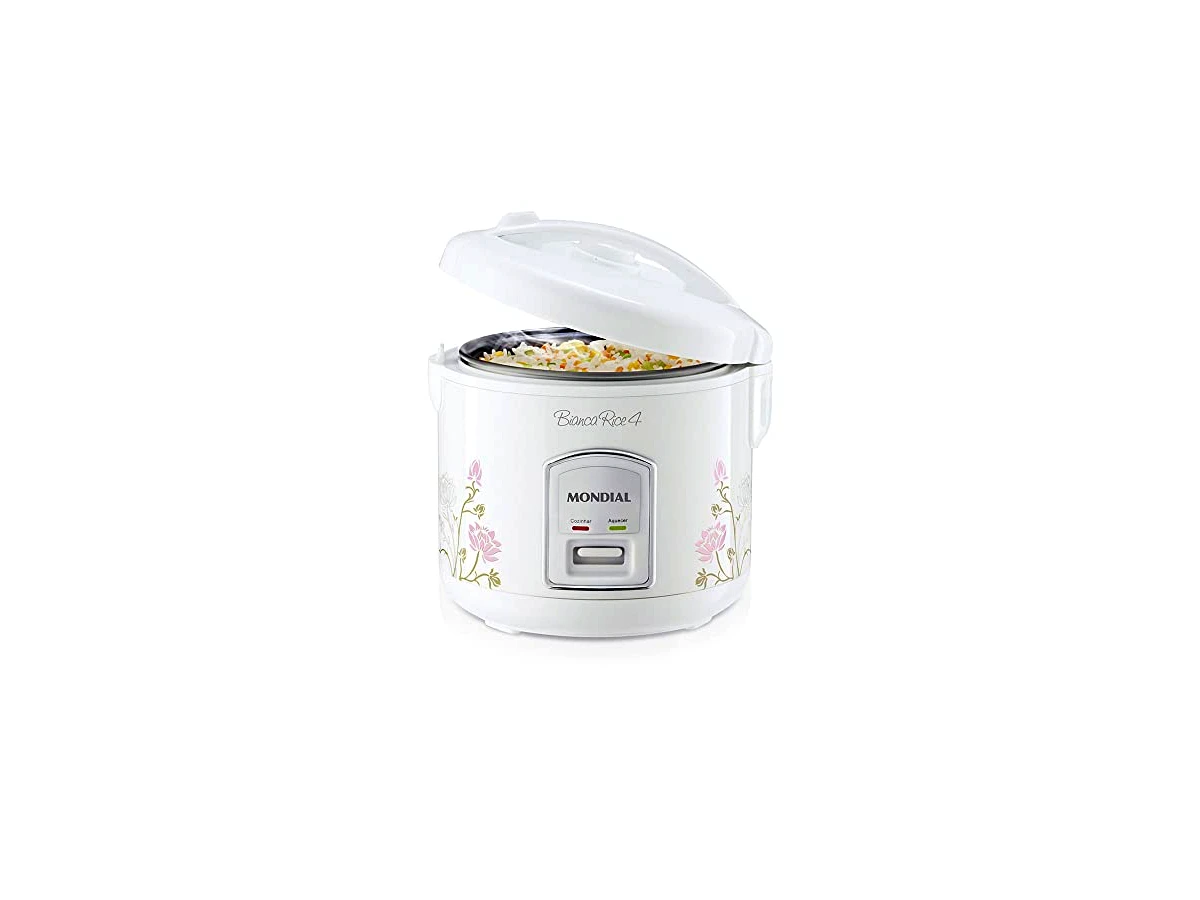 Panela Elétrica de Arroz Mondial Bianca Rice 4 Xícaras Branco NPE-05