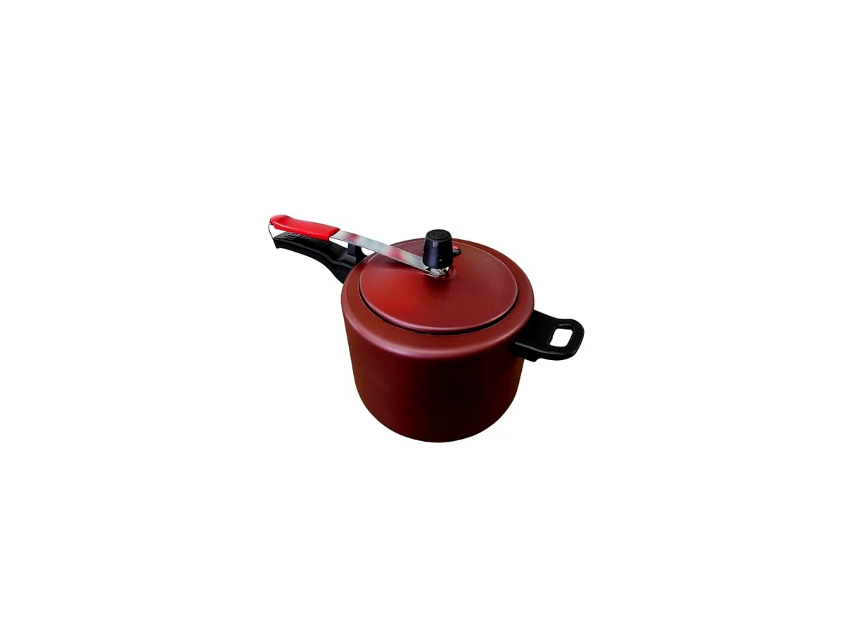 Panela de Pressão Rochedo Clipso com Fechamento Externo Antiaderente 4,5 L Bordô
