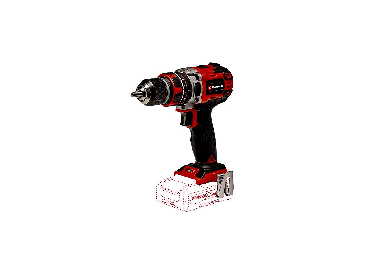 Parafusadeira e Furadeira de Impacto a Bateria 18V Einhell TE-CD 18/40 Li-i com 2 Baterias 2.0Ah e Maleta