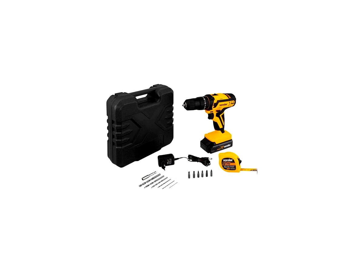 Parafusadeira de Impacto a Bateria 12V Vonder PFV 012I Bivolt