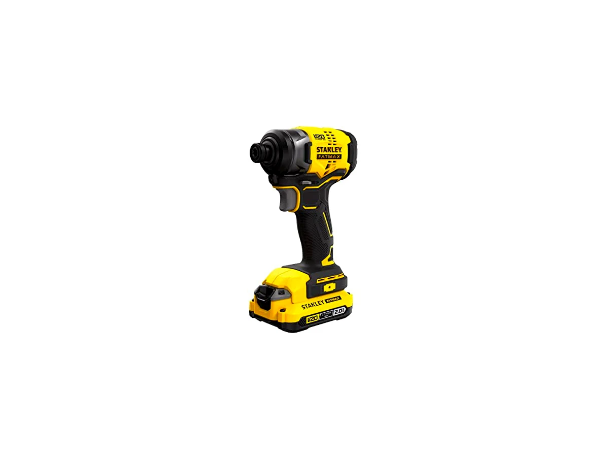 Stanley FATMAX V20 SBI810D2K-BR Brushless 20V 1/4", kit com 2 baterias de 2,0 Ah