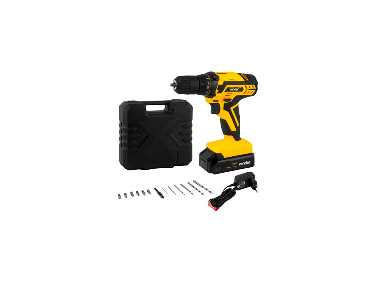 Parafusadeira e Furadeira a Bateria Vonder PFV 012 12V