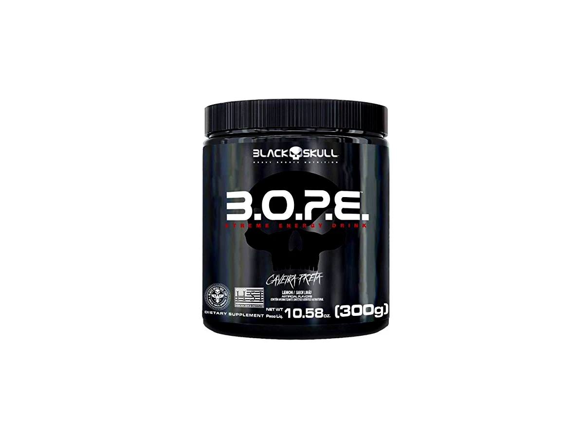 BOPE Pré Treino (300g) - Limão, Black Skull
