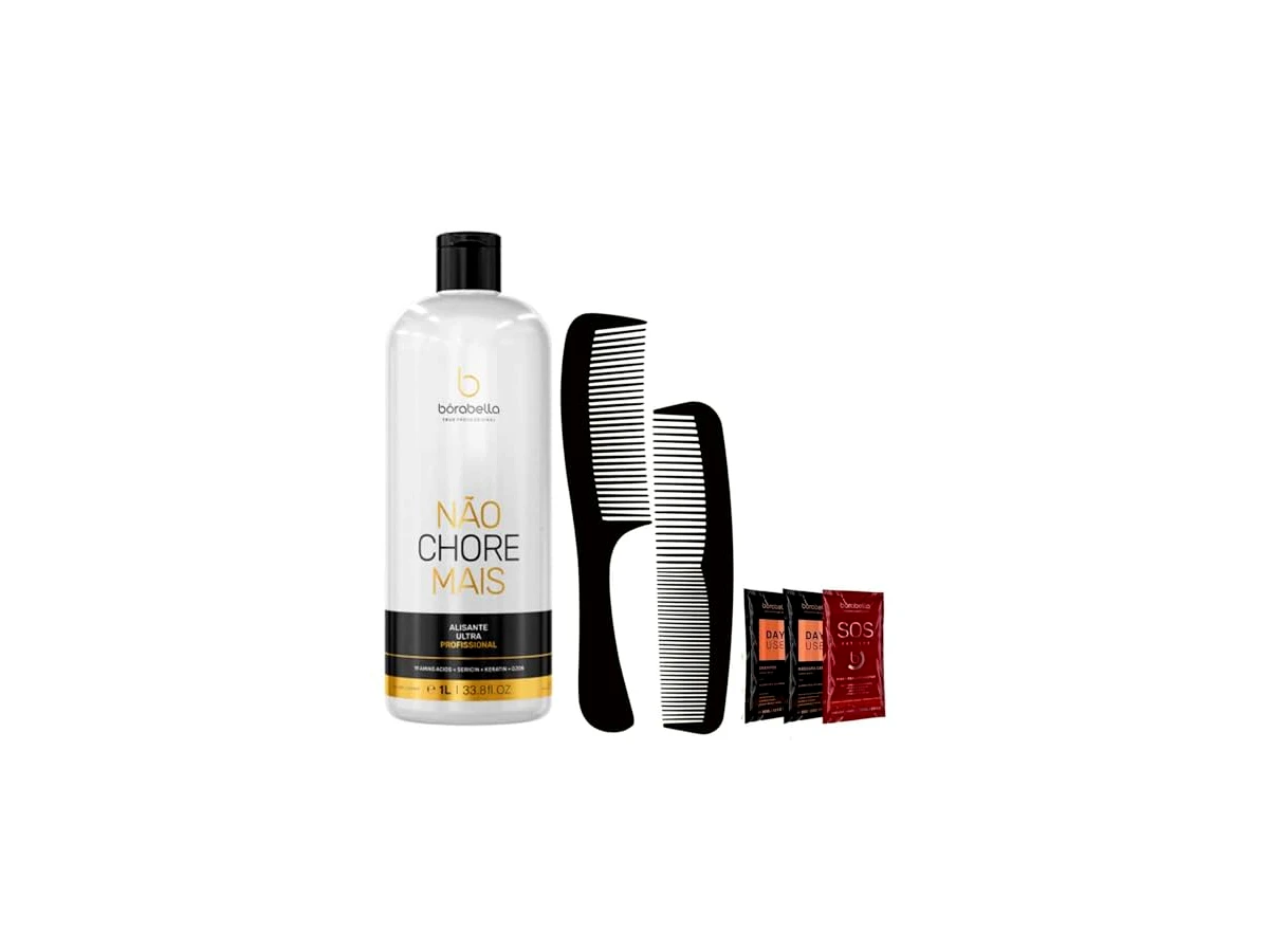 Borabella Não Chore Mais Tratamento Antifrizz Passo Único Sem Formol 1 Litro