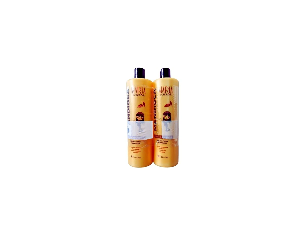 Maria Escandalosa Escova Progressiva Orgânica Sem Formol Kit (Shampoo 1L + Máscara 1L)