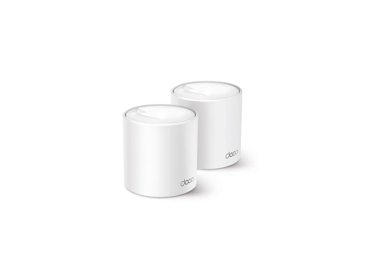 TP-Link Deco X50（2un.） Sistema Mesh Wi-Fi 6 para casatoda Dual Band AX3000, cobre ate 230 m2,150dispositivos, 3 portas gigabit, instalagao por app Deco,Mesh com IA, Controle Parental