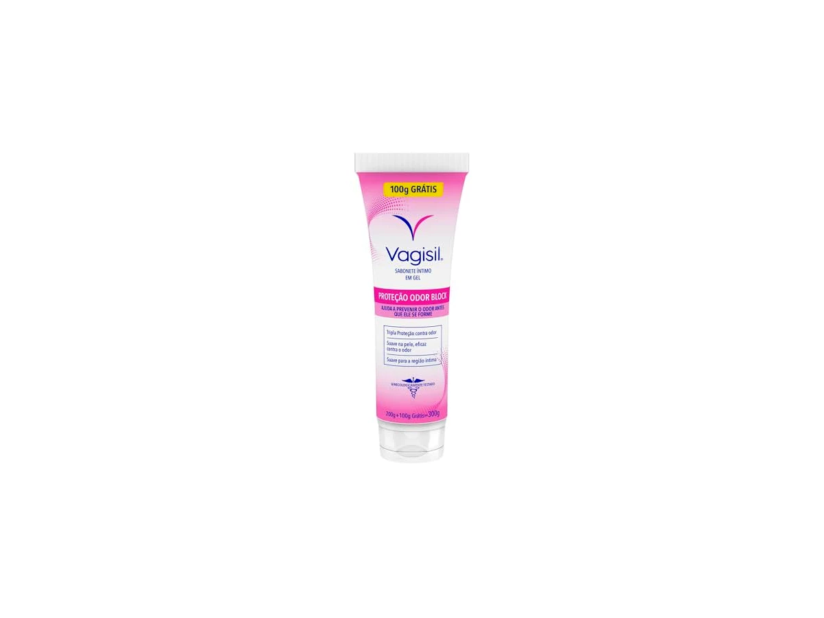 Sabonete Íntimo em Gel Vagisil Odor Block 300ml (equivalente a 300g)