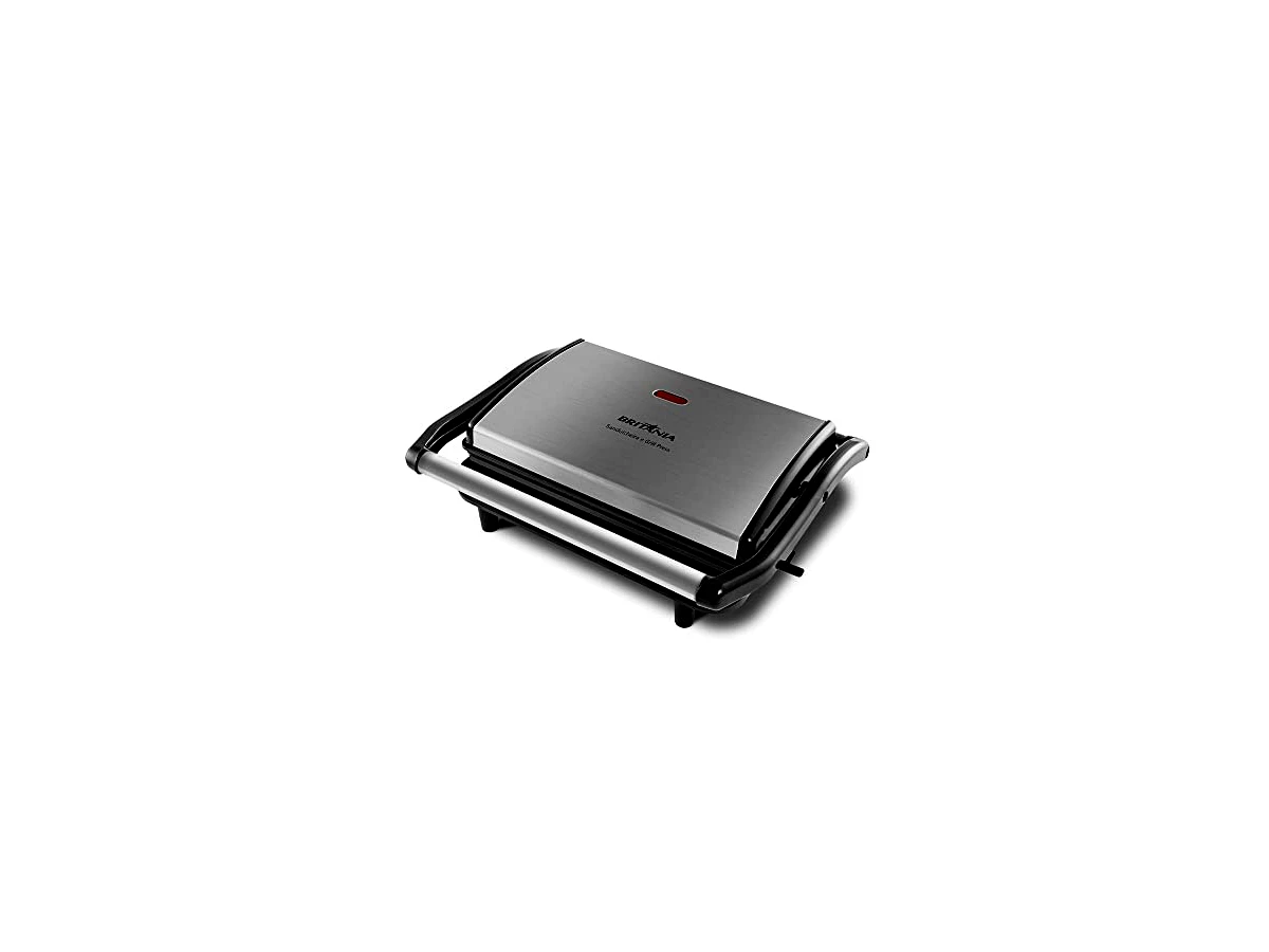 Sanduicheira e Grill Britânia Press Inox BGR27I