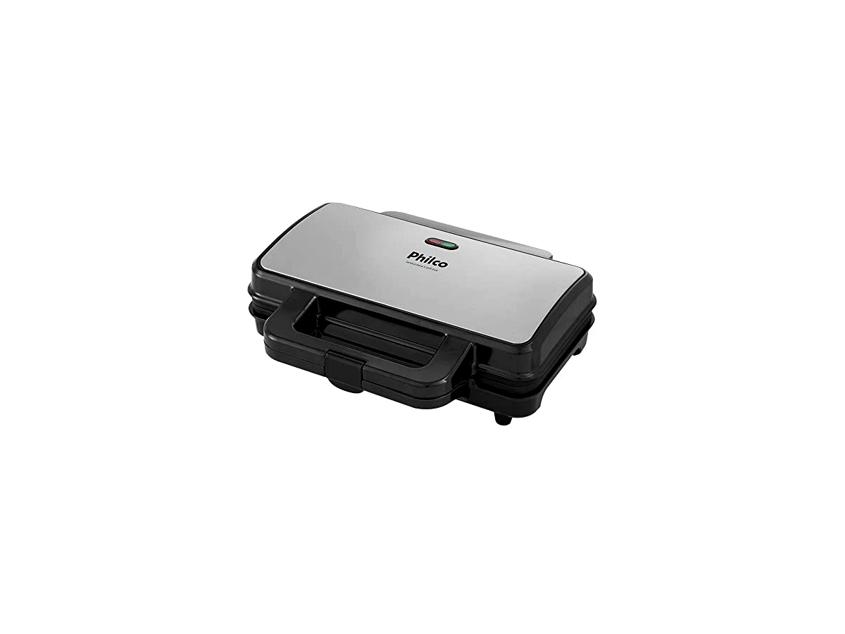 Sanduicheira e Grill Philco Press Inox Red PGR02I