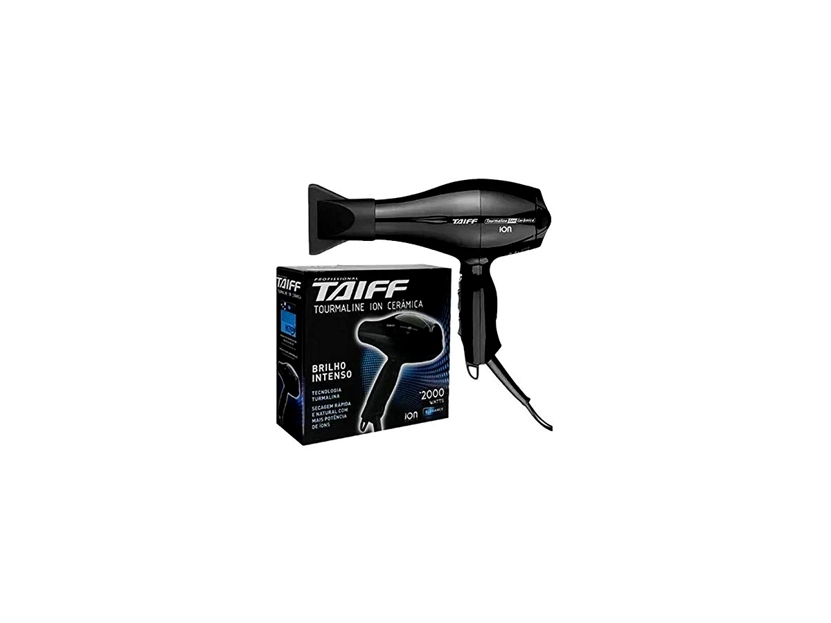 Secador de Cabelo Taiff Tourmaline Íon Cerâmica 2000W