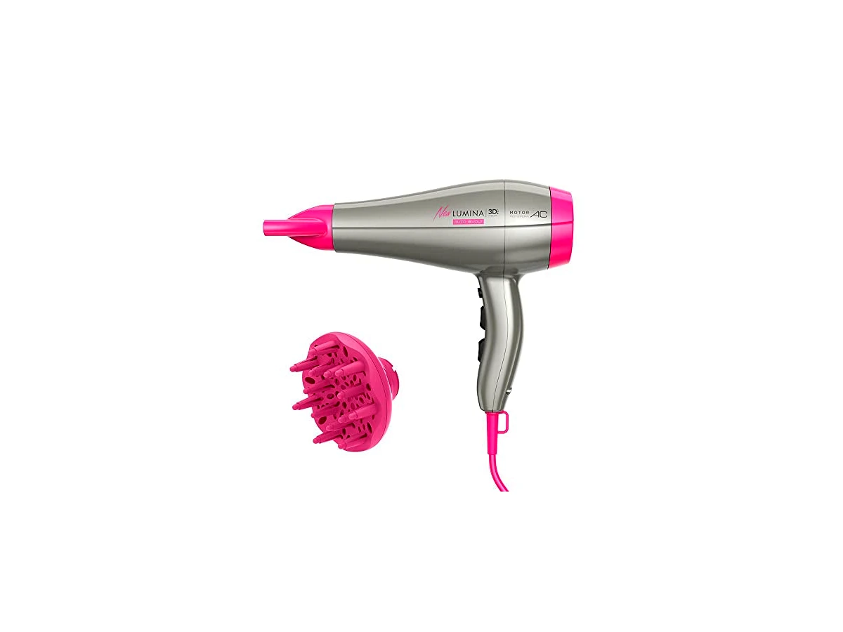 Secador de Cabelo Gama Italy Lumina Nano Tourmaline Motor AC 2200W 3D Therapy