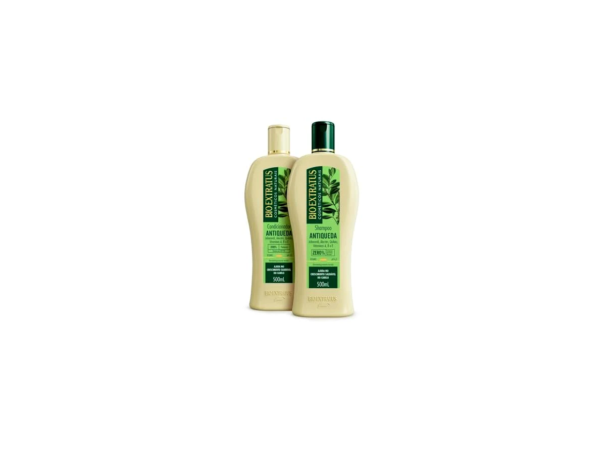 Bio Extratus Linha Antiqueda Jaborandi Alecrim e Quilaia Shampoo