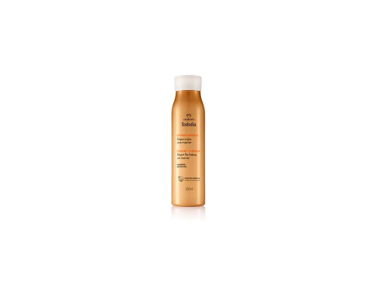 Shampoo Nutrição Reparadora Natura Tododia Pêssego e Amêndoa 300ml