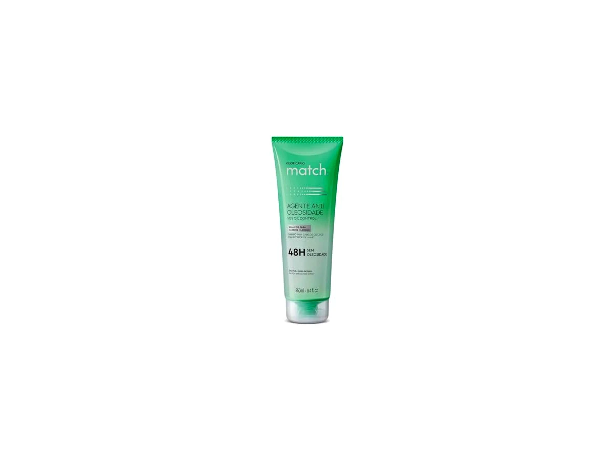 O Boticário Match Agente Antioleosidade Shampoo de Limpeza Profunda
