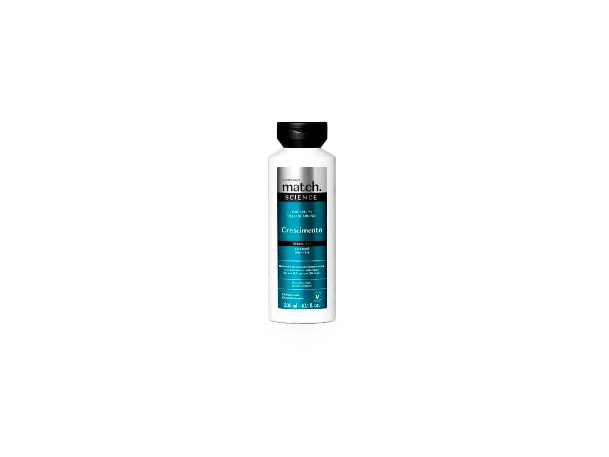 Shampoo O Boticário Match Science Crescimento 300ml