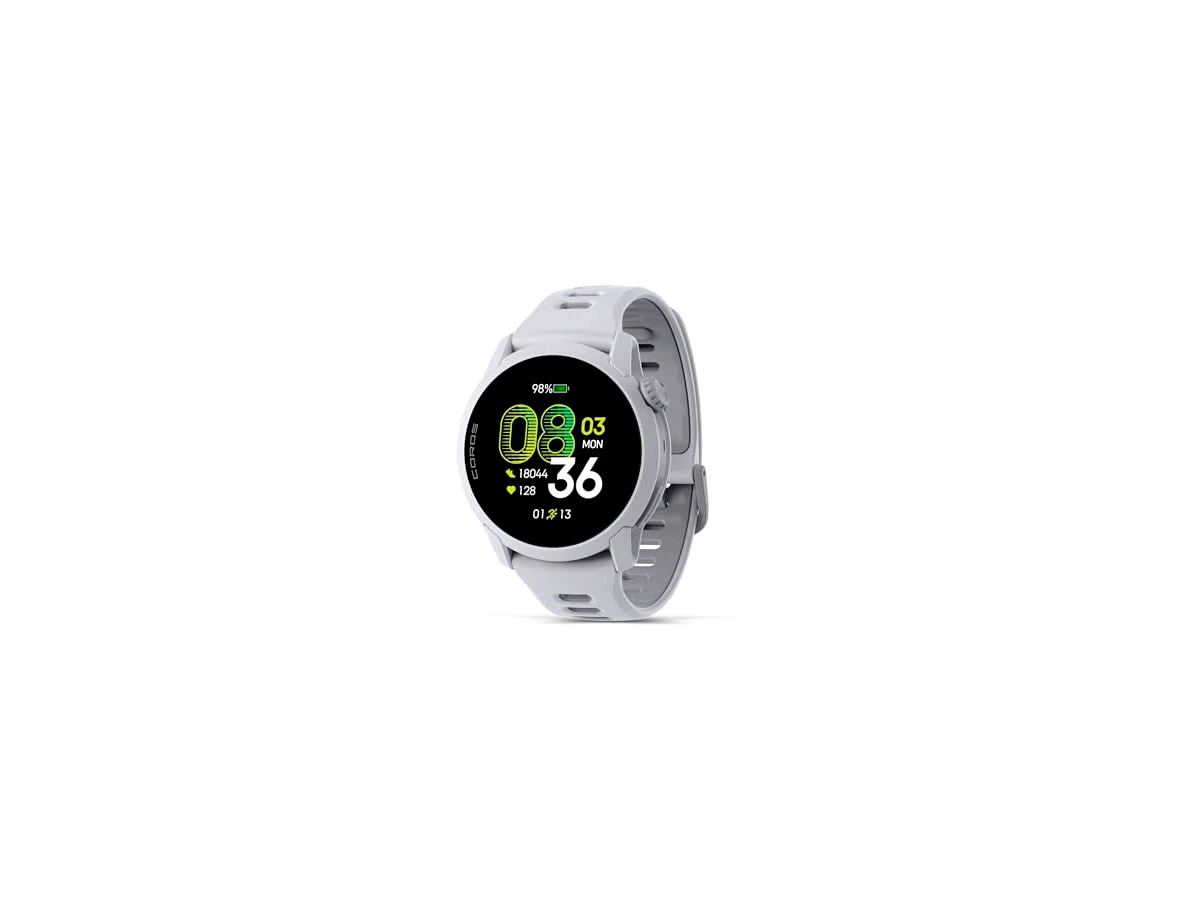 Relógio esportivo ultraleve COROS PACE 4 com GPS preciso, tela sensível ao toque AMOLED de 1,2", 19 dias de uso diário, monitor de frequência cardíaca, navegação, corrida, ciclismo