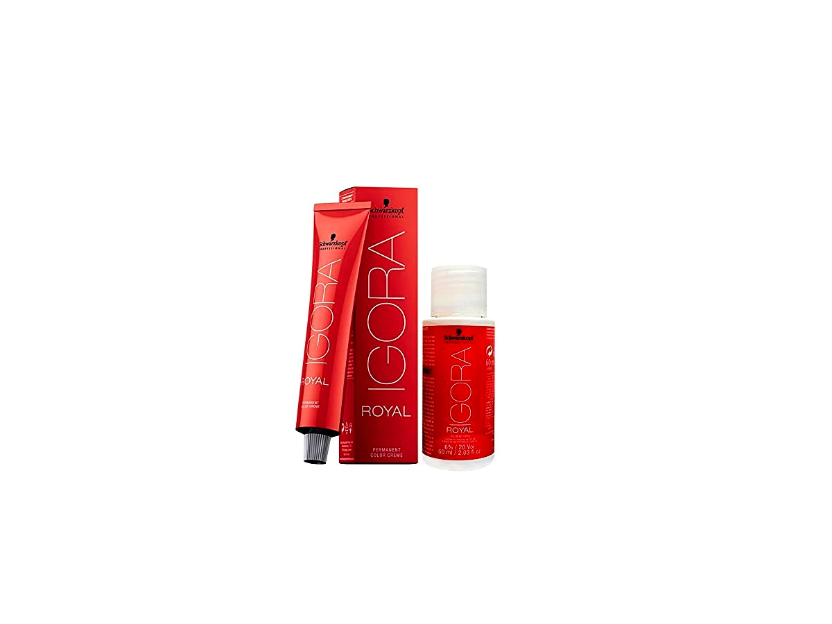 Schwarzkopf Professional Igora Royal High Definition Coloração Creme Permanente - Tonalidade 8-77 Louro Claro Cobre Extra
