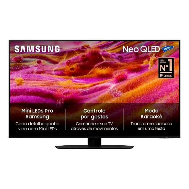 teste Smart TV Samsung 43" Neo QLED 4K QN43QN90FAGXZD