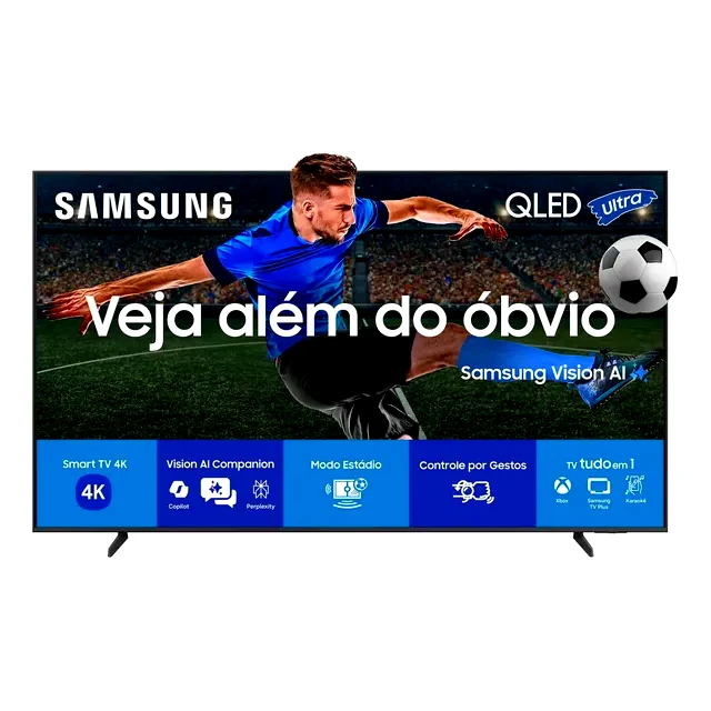 teste Smart TV Samsung 55" QLED 4K QEF1