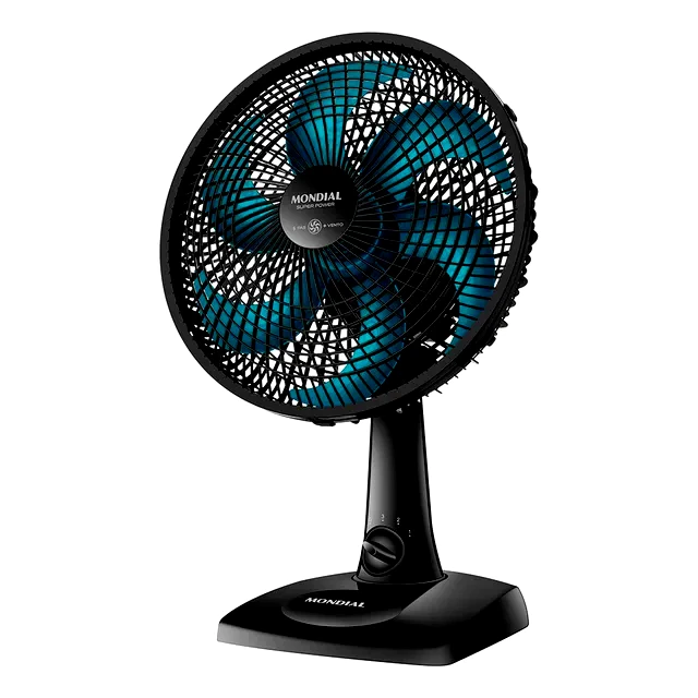 teste Ventilador de Mesa Mondial 30cm 60W 6 Pás Super Power VSP-30-AP