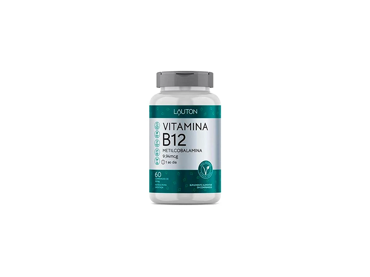 Vitamina B12 Metilcobalamina 9,94mcg - 60 Cps - Lauton