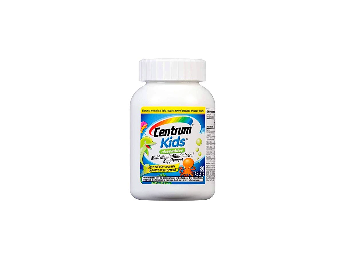 Centrum Kids Multivitamínico em Gomas Sabor Cereja, Laranja e Frutas Vermelhas - 30 Gomas