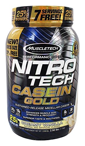 Caseína Muscletech Nitro Tech Casein Gold 1,13kg