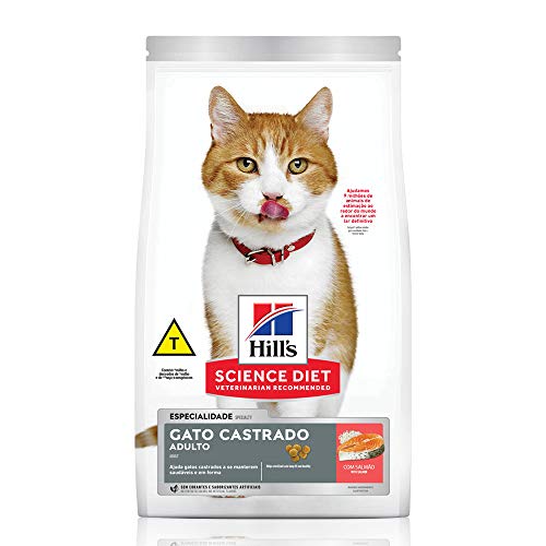 Ração Hill’s Gatos Adultos Castrados Salmão 3 kg